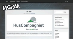 Desktop Screenshot of mgp.dk